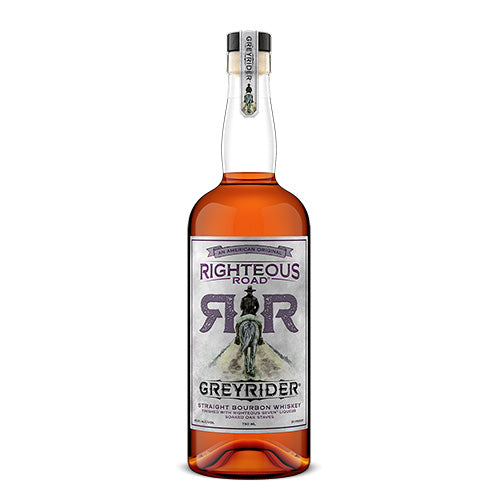 Righteous Road - GREYRIDER® Straight Bourbon Whiskey - Finished with Righteous Seven® Soaked Oak Staves