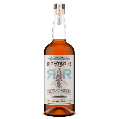 Righteous Road® Straight Bourbon Whiskey (Finished in a Righteous Seven® Barrel)