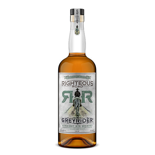 Righteous Road - GREYRIDER® Straight Rye Whiskey - Finished with Righteous Seven® Soaked Oak Staves